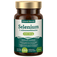 Afbeelding 1 voor Selenium L-selenomethionine 100 mcg - 120 tabletten