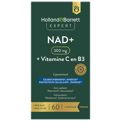 Afbeelding 1 voor Expert NAD+ 300mg liposomaal + Vitamine C en B3 - 60 capsules