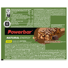 Afbeelding 2 voor Natural Energy Bar Cacao Crunch - 40g