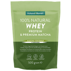 Afbeelding 1 voor 100% Natural Whey Protein & Premium Matcha - 500g