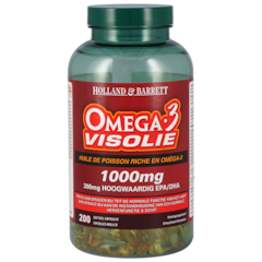 Holland & Barrett Omega 3 Visolie 1000mg - 200 capsules