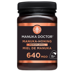 Afbeelding 1 voor Manukahoning Monofloraal 640 MGO - 500g