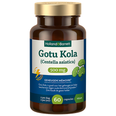 Afbeelding 1 voor Gotu Kola 500 mg - 60 capsules