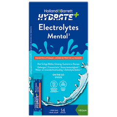 Afbeelding 1 voor Hydrate+ Electrolytes Mental - 14 sticks