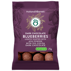 Afbeelding 1 voor Dark Chocolate Blueberries - 25g