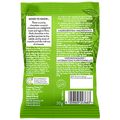 Afbeelding 2 voor Dark Chocolate Matcha Almonds - 30g
