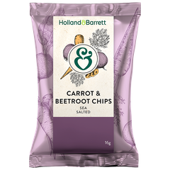 Afbeelding 1 voor Carrot & Beetroot Chips - 16g