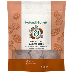 Afbeelding 1 voor Peanut & Cacao Bites - 80g