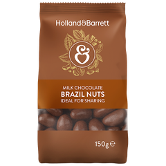 Afbeelding 1 voor Milk Chocolate Brazil Nuts - 150g