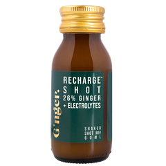 Afbeelding 1 voor G’nger Recharge Shot 26% Gembersap + Elektrolyten - 60ml