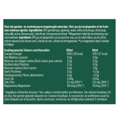 Afbeelding 2 voor G’nger Recharge Shot 26% Gembersap + Elektrolyten - 60ml