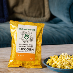 Afbeelding 4 voor Turmeric & Manuka Honey Popcorn - 20g