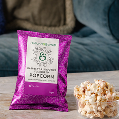 Afbeelding 4 voor Raspberry & Liquorice Popcorn - 21g