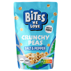 Afbeelding 1 voor Crunchy Peas Sea Salt & Black Pepper - 100g