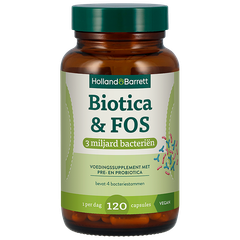 Afbeelding 1 voor Biotica & FOS 3 miljard bacteriën - 120 capsules