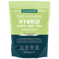 Afbeelding 1 voor 100% Natural Hybrid Proteinmix Unflavoured - 500g