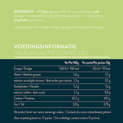 Afbeelding 2 voor 100% Natural Hybrid Proteinmix Unflavoured - 500g