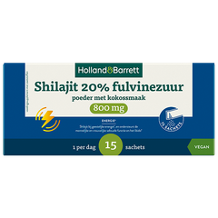 Afbeelding 1 voor Shilajit 20% Fulvinezuur Poeder Met Kokossmaak - 15 sachets