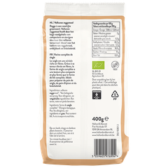 Afbeelding 2 voor Biologisch Volkoren Roggemeel - 400g