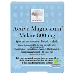 Afbeelding 1 voor Active Magnesium™ Malate 800 mg - 60 tabletten
