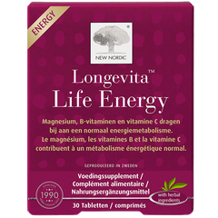 Afbeelding 1 voor Longevita Life Energy - 30 tabletten
