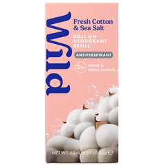 Afbeelding 1 voor Deodorant Roller Fresh Cotton & Sea Salt Navulling - 50ml