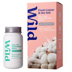 Afbeelding 2 voor Deodorant Roller Fresh Cotton & Sea Salt Navulling - 50ml