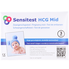 Afbeelding 1 voor HCG Midstream Hoge Gevoeligheid Zwangerschapstest - 3 stuks