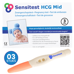Afbeelding 2 voor HCG Midstream Hoge Gevoeligheid Zwangerschapstest - 3 stuks