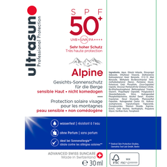 Afbeelding 3 voor Zonnecrème Gezicht Alpine SPF50+ - 30ml