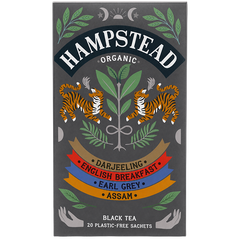 Afbeelding 1 voor Hampstead Zwarte Thee Assortiment 4 Smaken - 4x5 zakjes