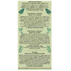 Afbeelding 3 voor Hampstead Groene Thee Assortiment 4 Smaken - 4x5 zakjes