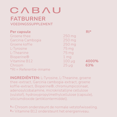 Afbeelding 3 voor Fatburner Support - 60 capsules