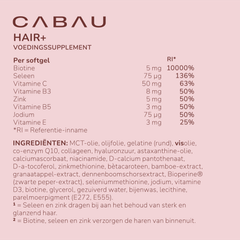 Afbeelding 3 voor Hair+ - 60 softgels