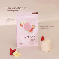 Afbeelding 4 voor High Protein Meal White Chocolate & Red Fruits - 560g