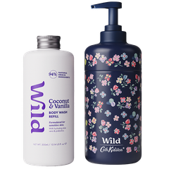 Afbeelding 3 voor Body Wash Case Marble Ditsy - Coconut & Vanilla - 300 ml
