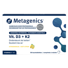 Afbeelding 1 voor Vitamine D3 + K2 - 56 kauwtabletten