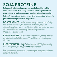 Afbeelding 2 voor Premium Soja Proteïne - 500g