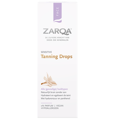 Afbeelding 2 voor ZARQA Sensitive Tanning Drops Face - 30ml