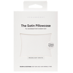 Afbeelding 1 voor VeganBoost Satin Pillowcase Moonlight White