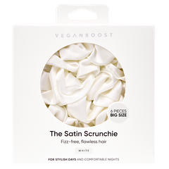 Afbeelding 1 voor Veganboost Scrunchies White - 6 stuks