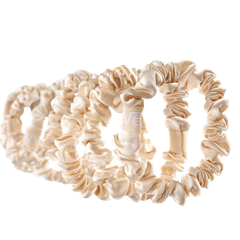Afbeelding 2 voor VeganBoost Satin Scrunchies Nude - 8 stuks