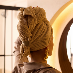 Afbeelding 5 voor Veganboost Hair Towel Sandstone