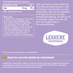 Afbeelding 3 voor IJzer - 30 gummies