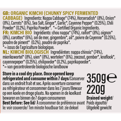 Afbeelding 2 voor Kimchi Hot & Chunky BIO - 350g