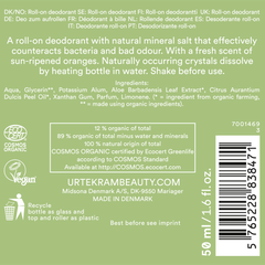 Afbeelding 2 voor Roll-on Deo Crystal Aloe Vera - 50ml