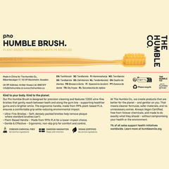 Afbeelding 2 voor . Pro Humble Brush Ultra Soft Geel - 1 stuk
