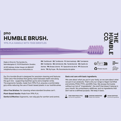 Afbeelding 2 voor . Pro Humble Brush Ultra Soft Paars - 1 stuk