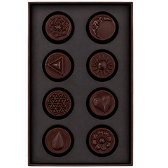 Afbeelding 2 voor Lovechock Premium Ceremonial Cacao Drink 100% Raw Cacao Kaneel & Vanille - 8x20g