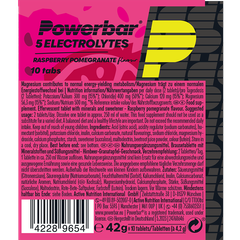 Afbeelding 2 voor 5Electrolytes Raspberry Pomegranate - 10 bruistabletten